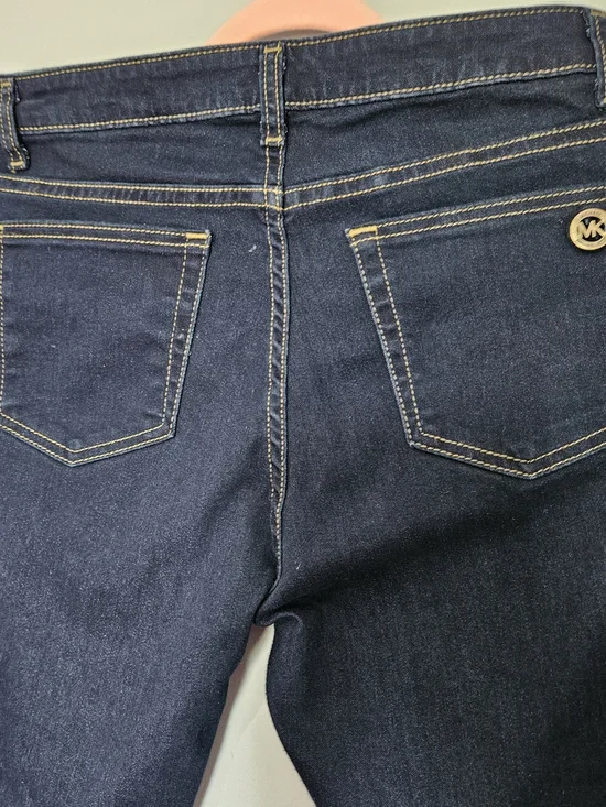 Michael Kors Dark Indigo Skinny Jeans - Picture 2 of 5